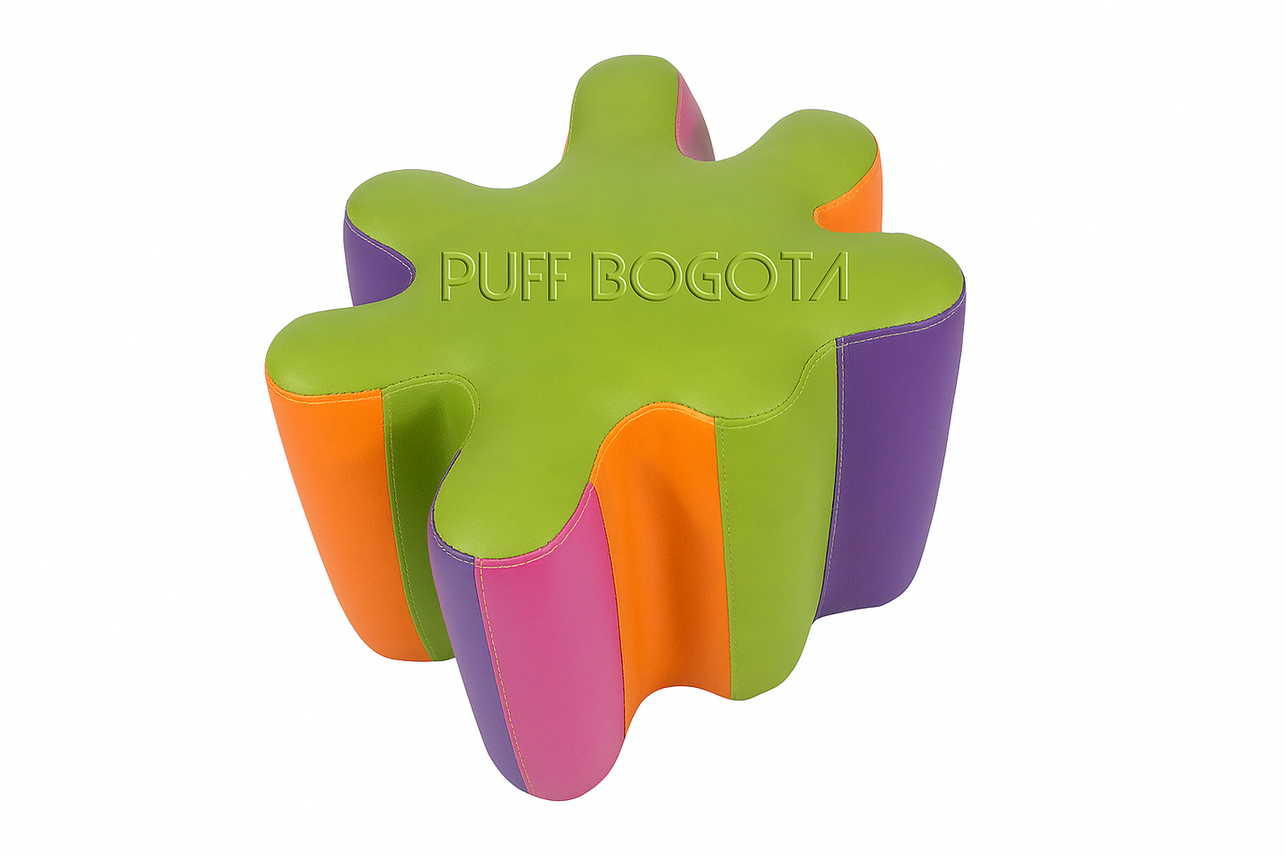 Puff Salpicadura Multicolor