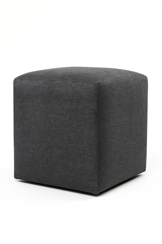 Puff Cubo 40x40x42 Fiore Gris ( Pet Friendly)