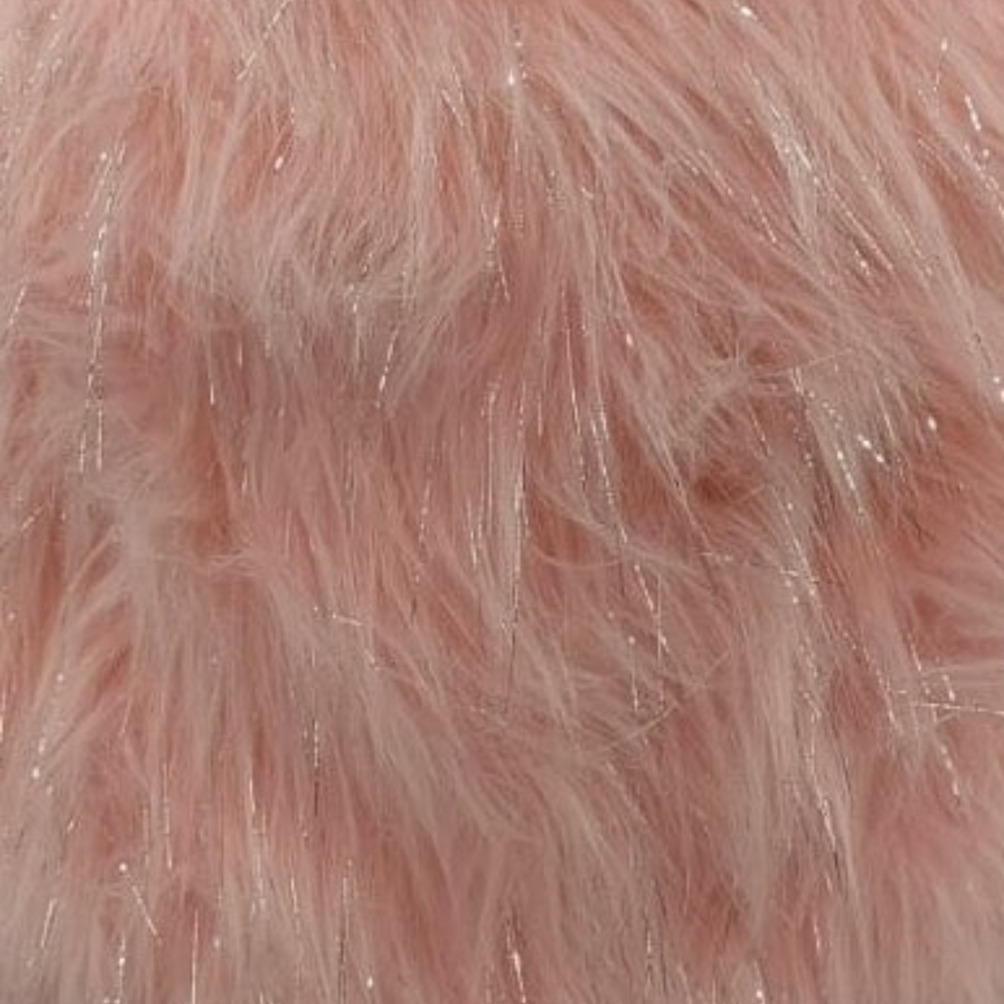 Puff circular peluche Rosado