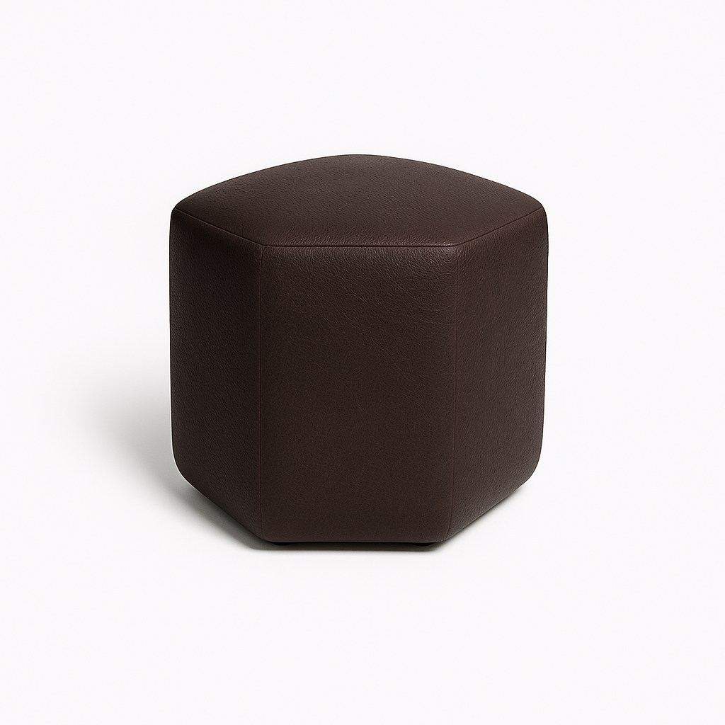 Puff Hexagonal ambar