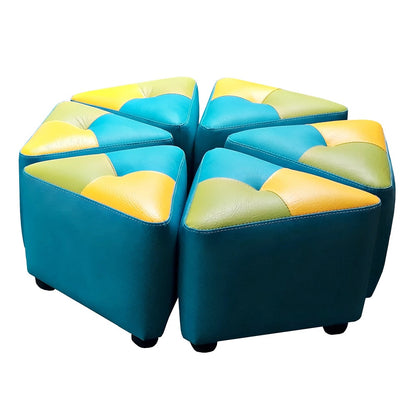 Puff Atrio para niños Aguamarina