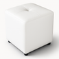 Puff Cubo 40x40x42 Blanco