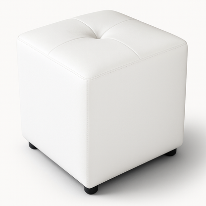 Puff Cubo 40x40x42 - Blanco