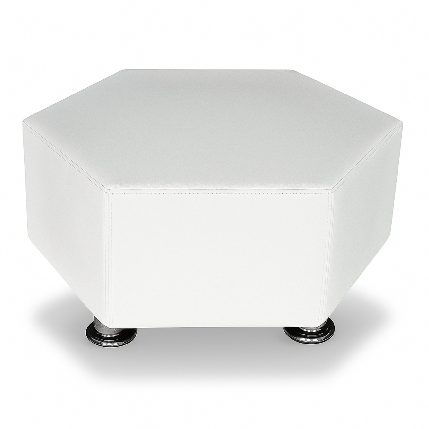 Mesa Hexagonal Blanca