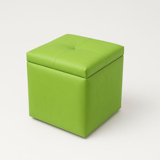 Puff Baúl un puesto Verde Lima