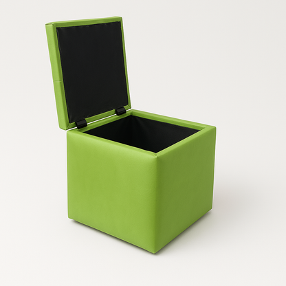 Puff Baúl un puesto Verde Lima