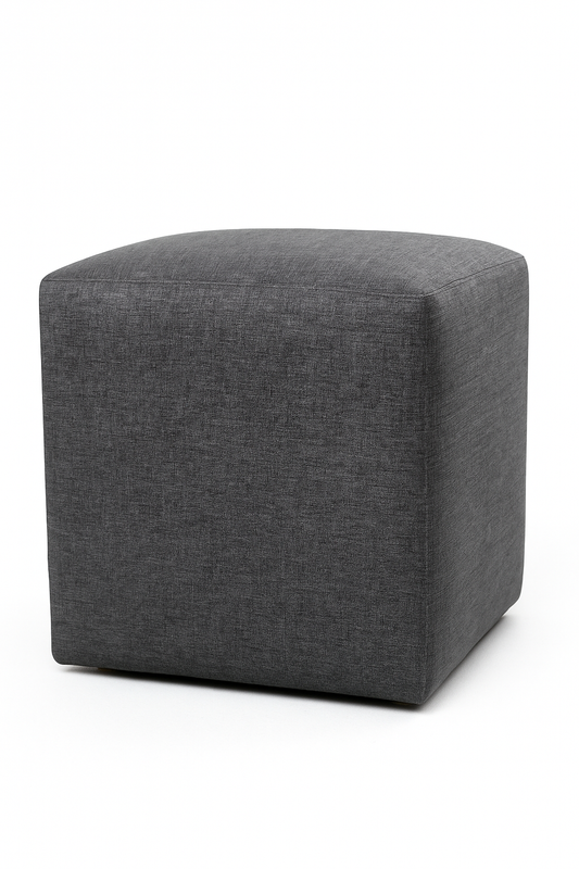 Puff Cubo 40x40x42 Fiore Gris ( Pet Friendly)