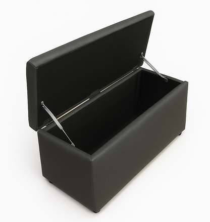 Puff Baúl Negro 1.00*40*42