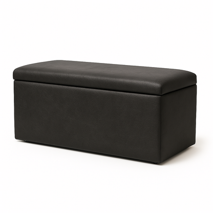 Puff Baúl Negro 1.00*40*42