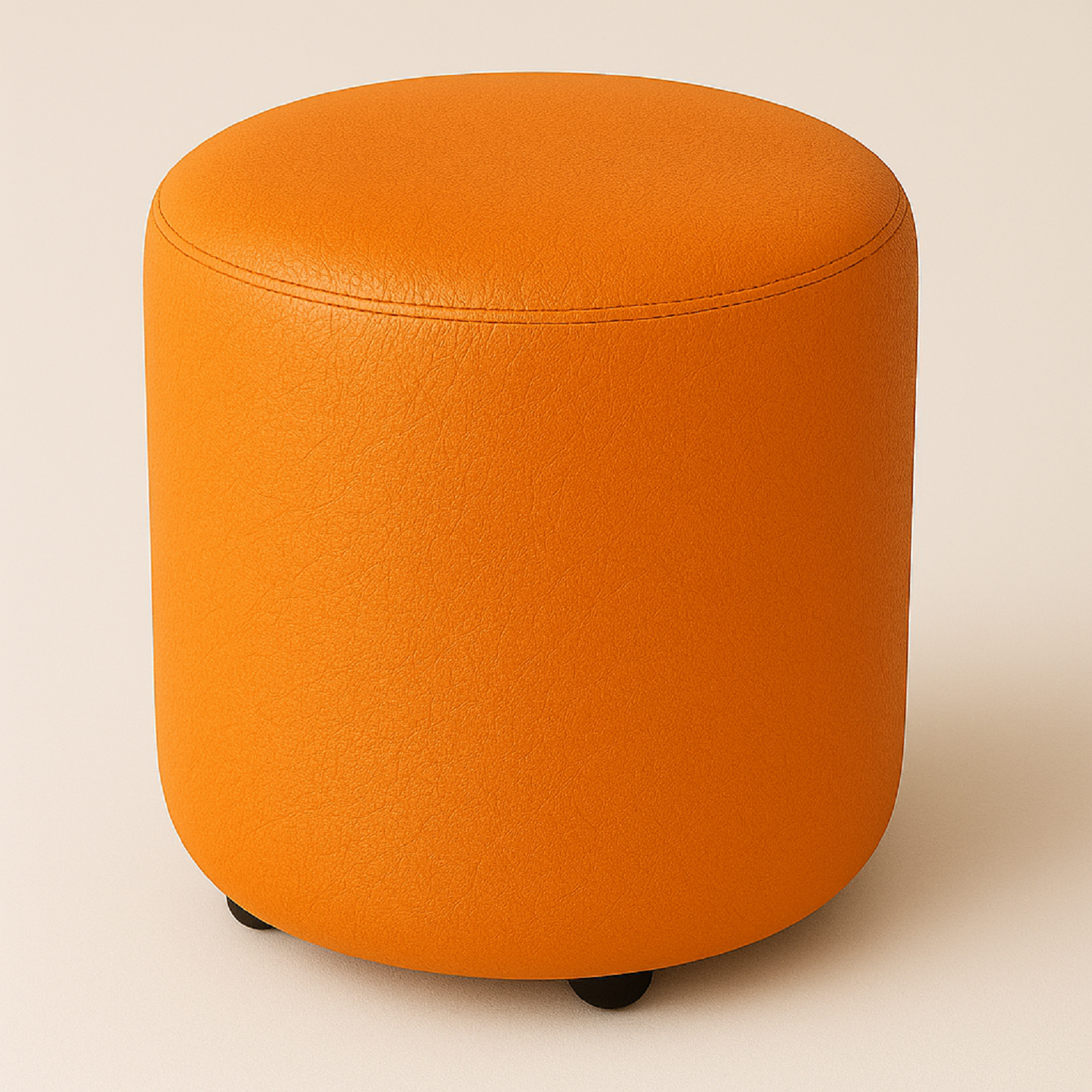 Puff Circular Naranja