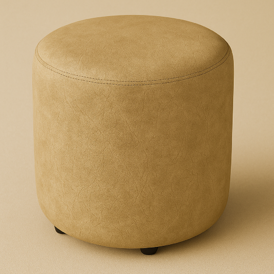 Puff Circular Vainilla