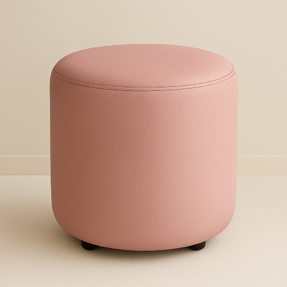 Puff Circular - Rosa
