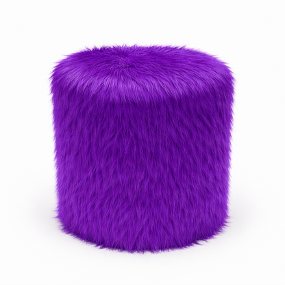 Puff circular teddy
