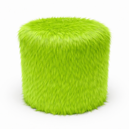 Puff circular teddy