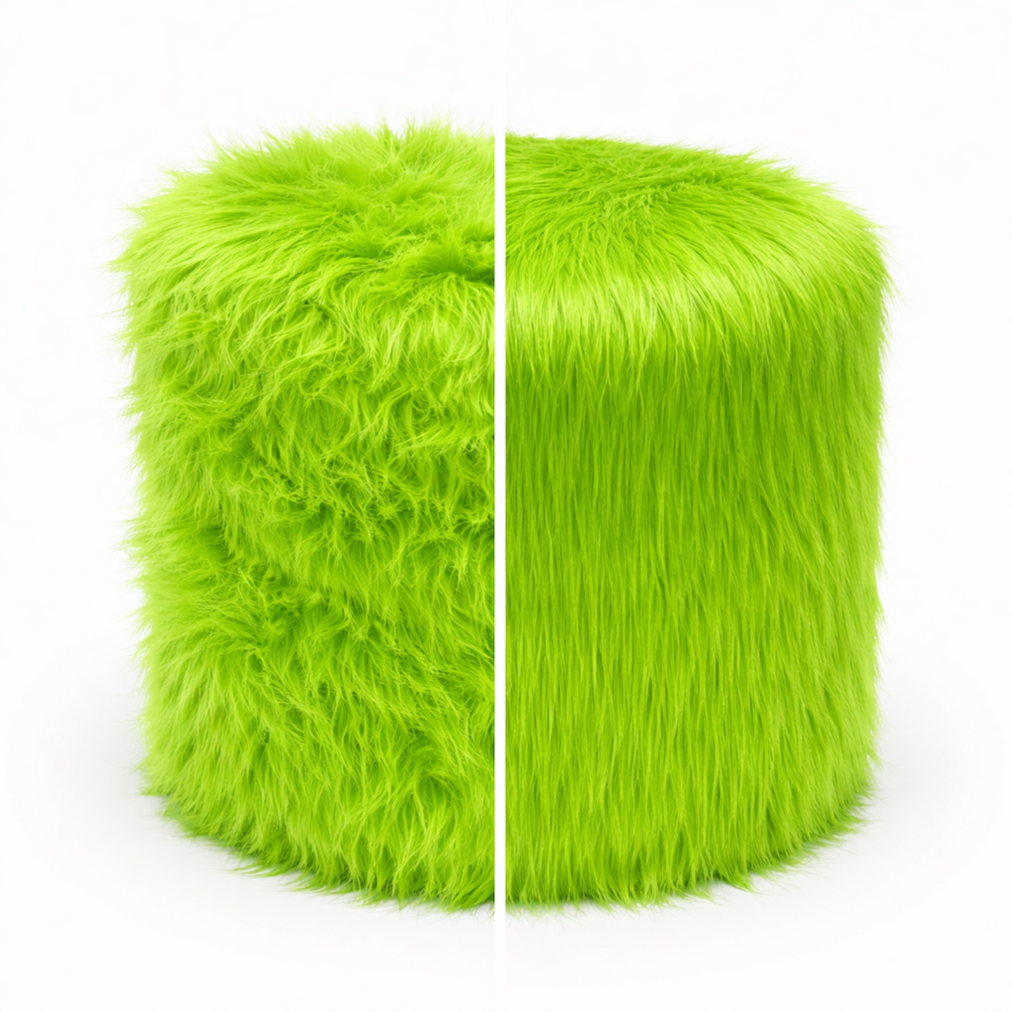 Puff circular teddy