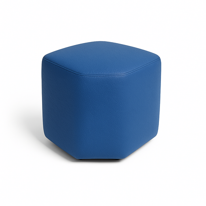 Puff Hexagonal Azul Rey40*40*42