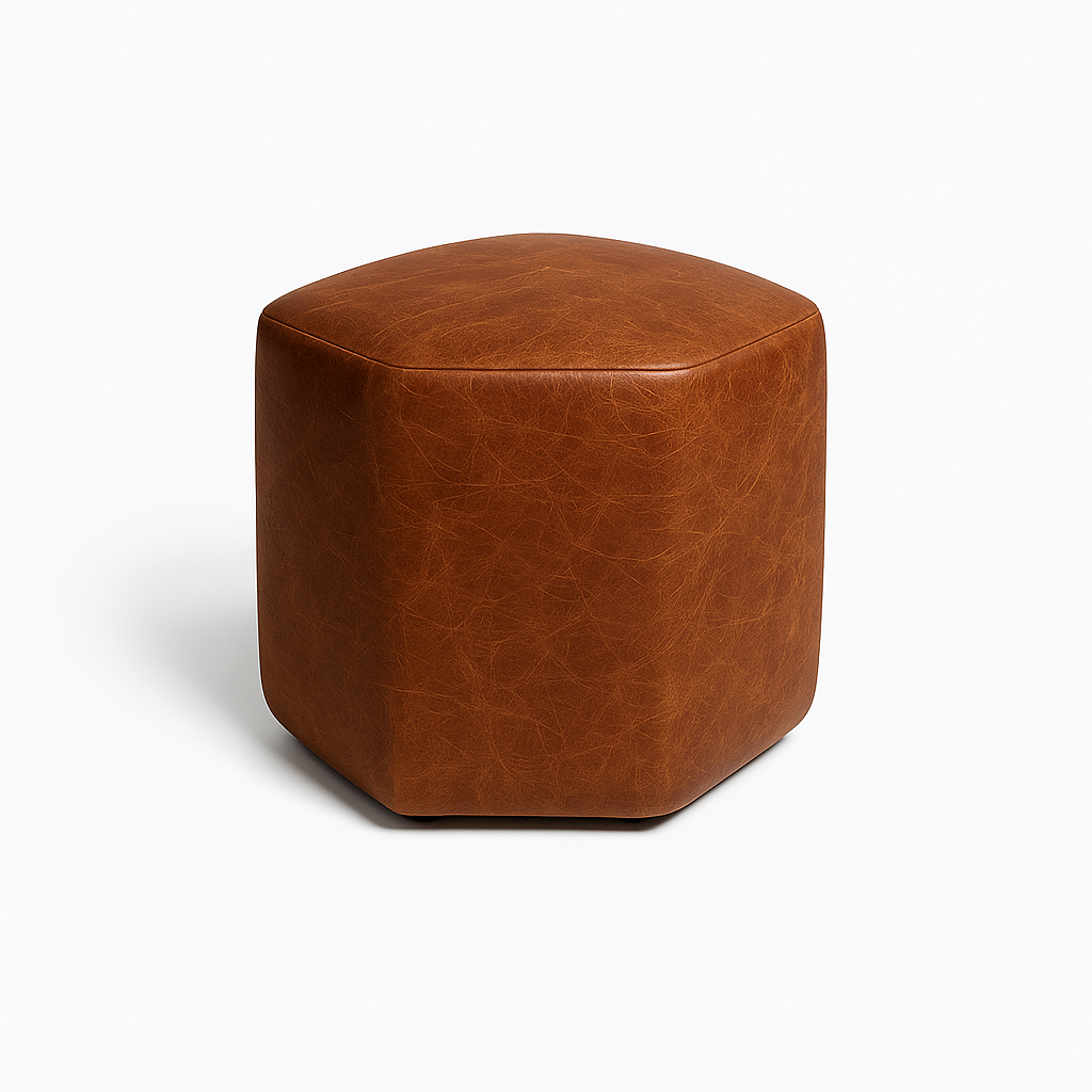Puff Hexagonal - Tonos neutros