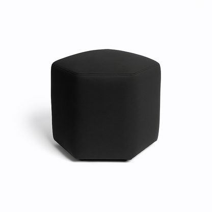 Puff Hexagonal Negro 40*40*42