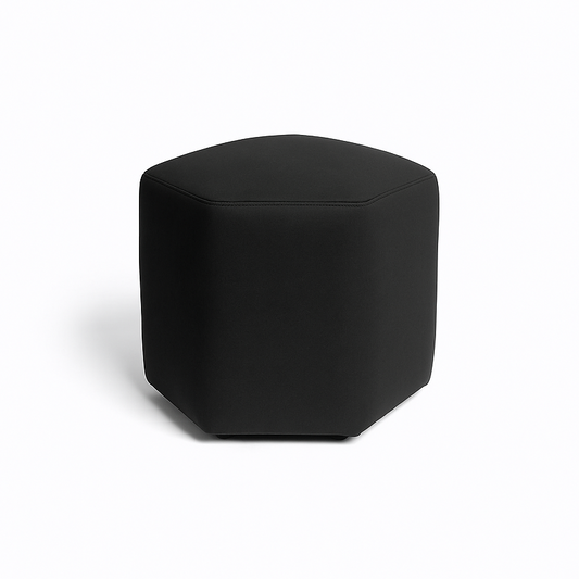 Puff Hexagonal Negro 40*40*42