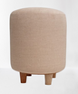 Puff taburete Beige